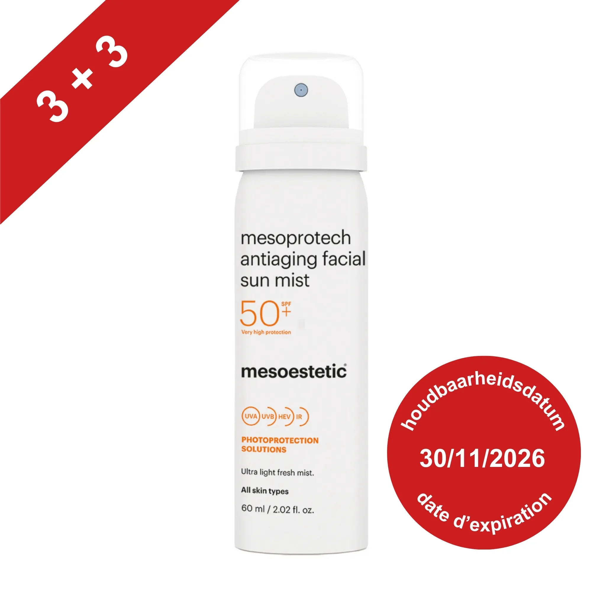 mesoestetic® mesoprotech® antiaging facial sun mist 50+ 60ml