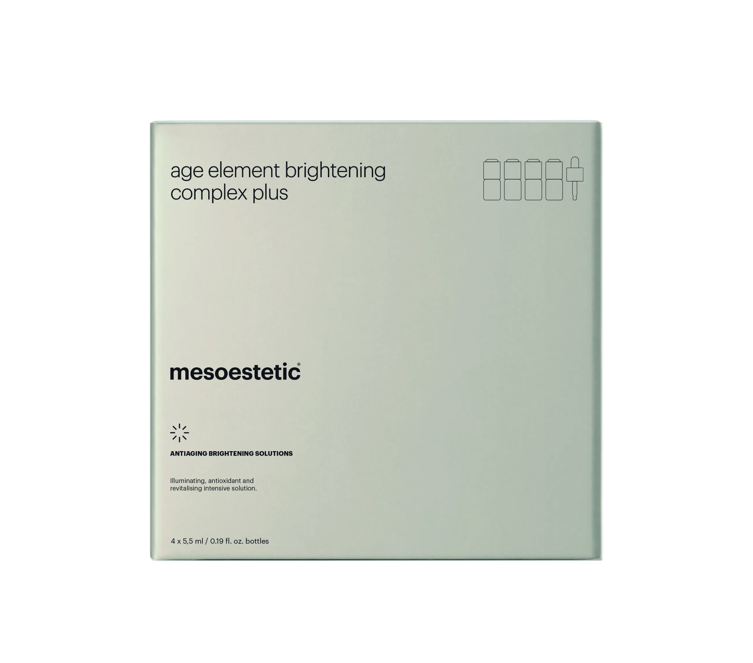 mesoestetic® age element brightening complex plus 4x5,5ml