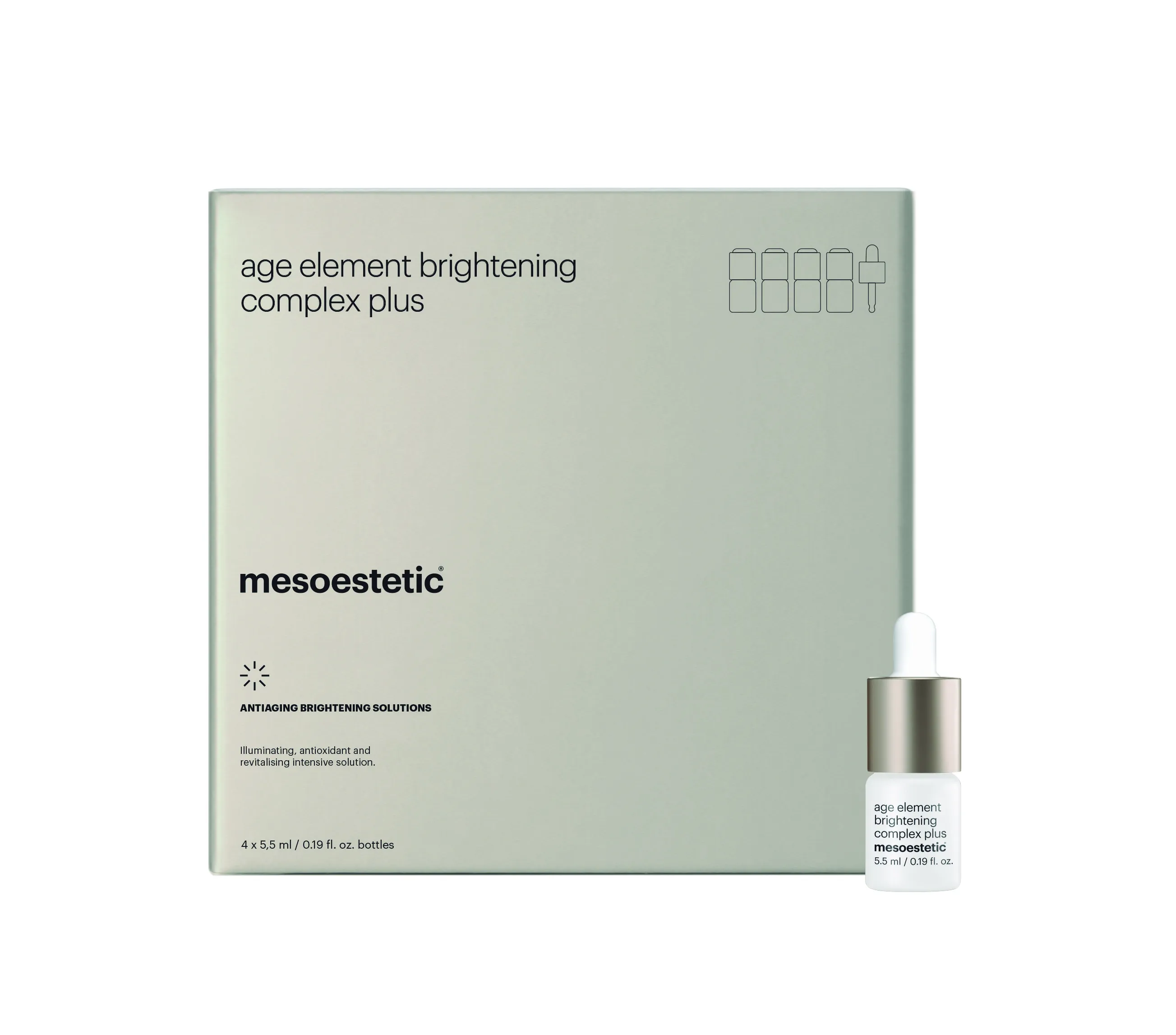 mesoestetic® age element brightening complex plus 4x5,5ml