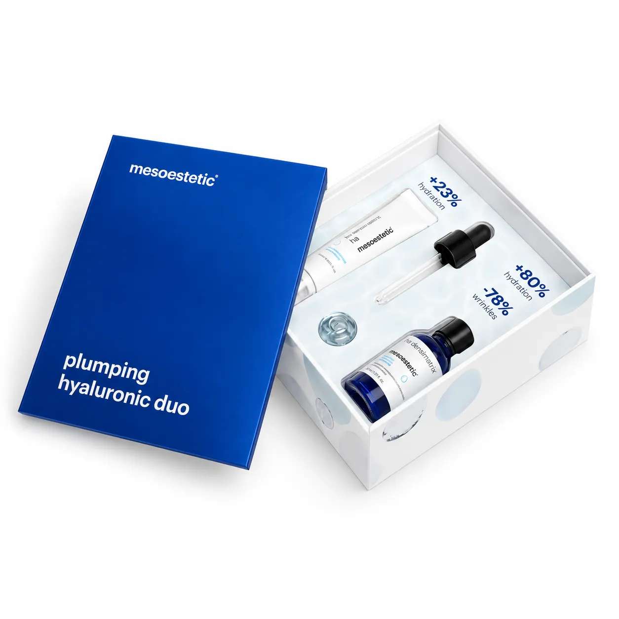 mesoestetic® moisturising Box Ha lips + Ha densimatrix